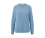 Pull en maille bleu ciel.