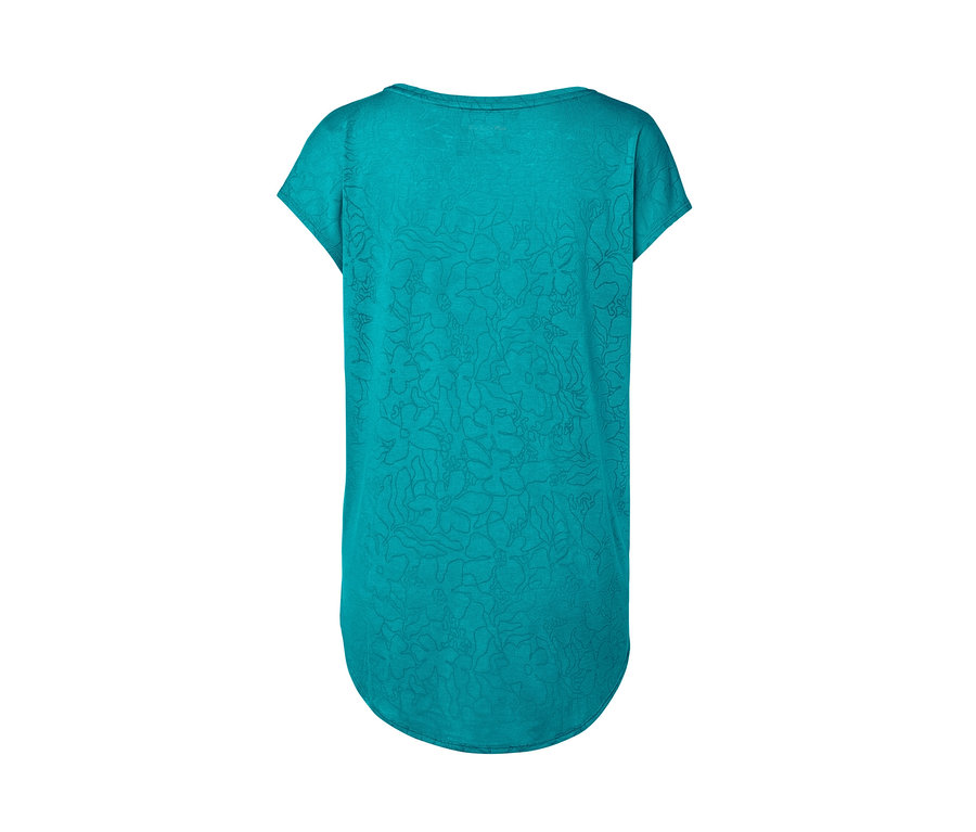 T-shirt de sport turquoise.
