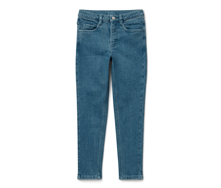 Un jean bleu pour enfant – Fit « Lotta » sur fond blanc.