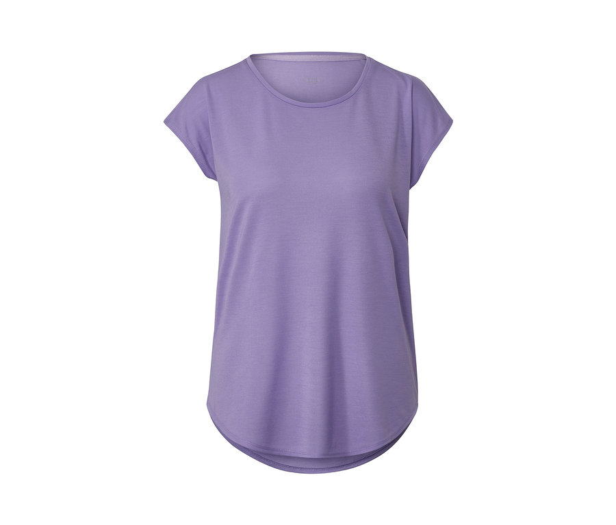 T-shirt de sport lilas.