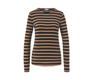 Noir et beige à rayures