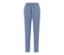Pantalon en sweat bleu pigeon.