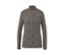 Une blouse imprimée à col montant avec un motif léopard.
