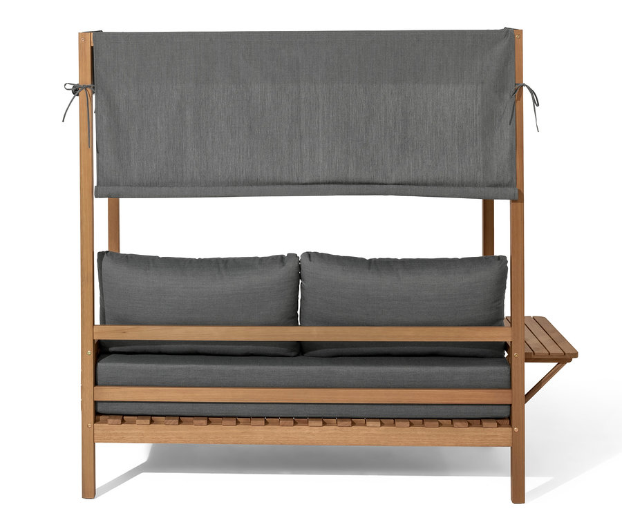 Chaise de plage Lounge « Tinus » avec repose-pieds extensible.