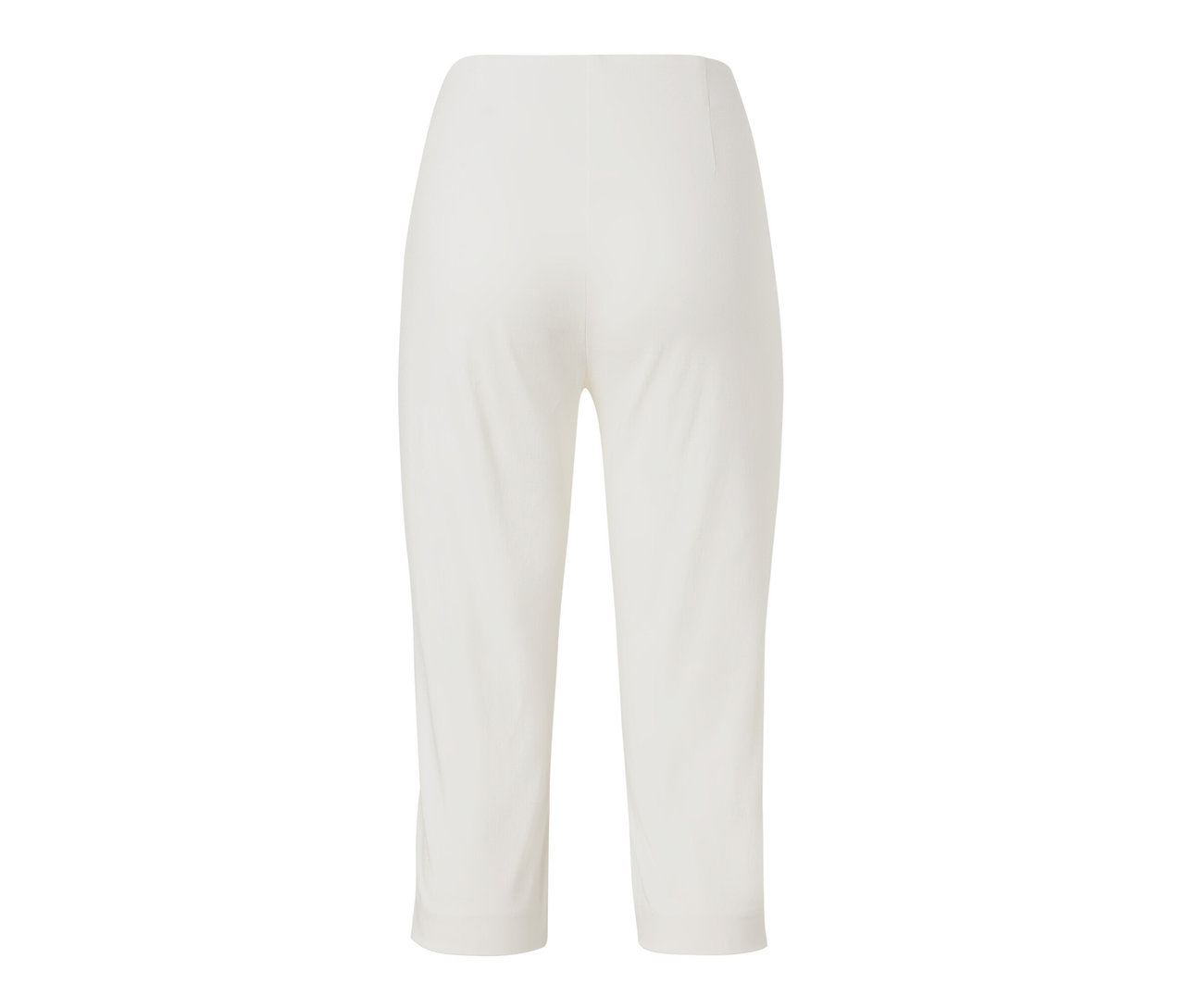 Pantalon 3/4 stretch blanc.