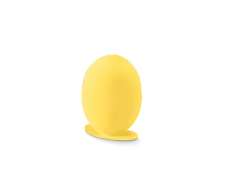 Embout anti-calcaire jaune pour robinet.