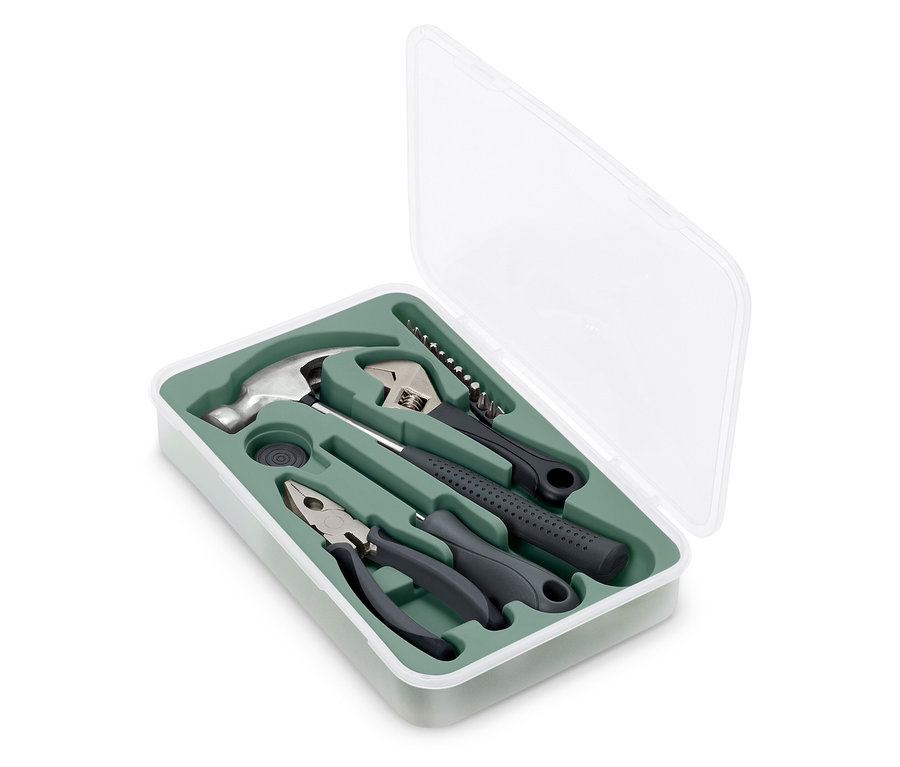 Boîte à outils ouverte.