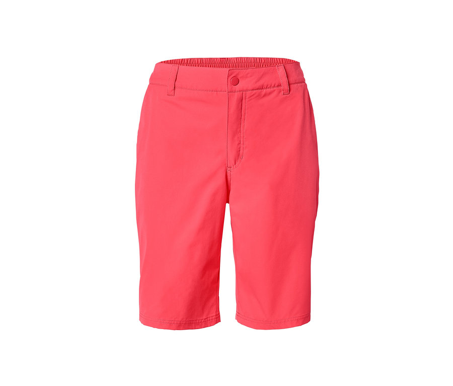 Short fonctionnel en softshell rose.