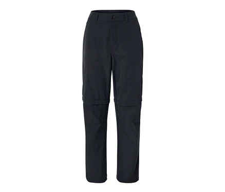 Pantalon fonctionnel 2 en 1, noir.