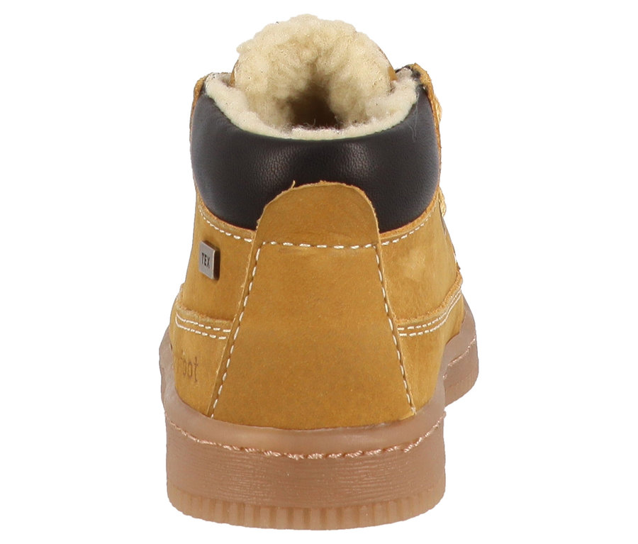 Vue détaillée de l'arrière de la chaussure LURCHI « Fleximo Barefoot-TEX ».