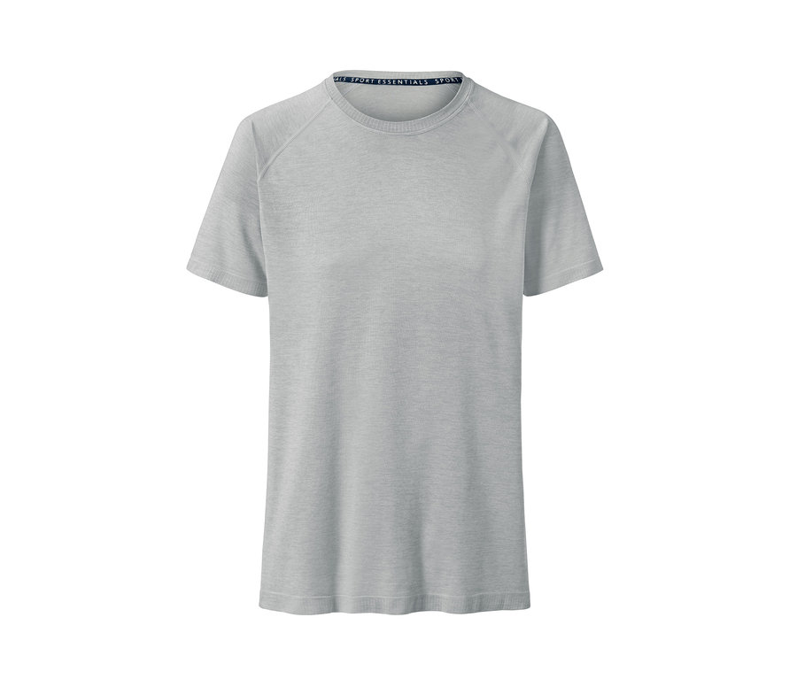 T-shirt sans coutures gris.