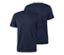 Deux t-shirts bleus en laine mérinos.