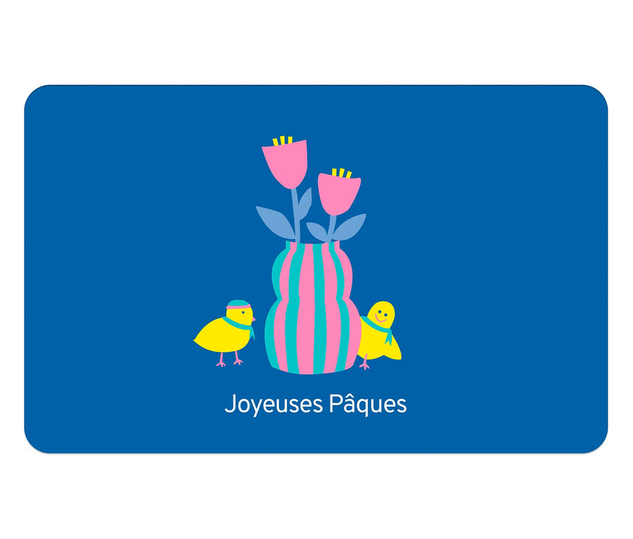 E-carte cadeau - Joyeuses Pâques