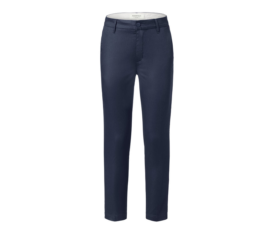 Pantalon chino bleu foncé.