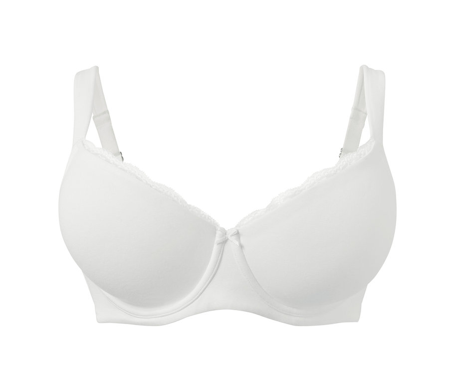 Soutien-gorge à armatures blanc.