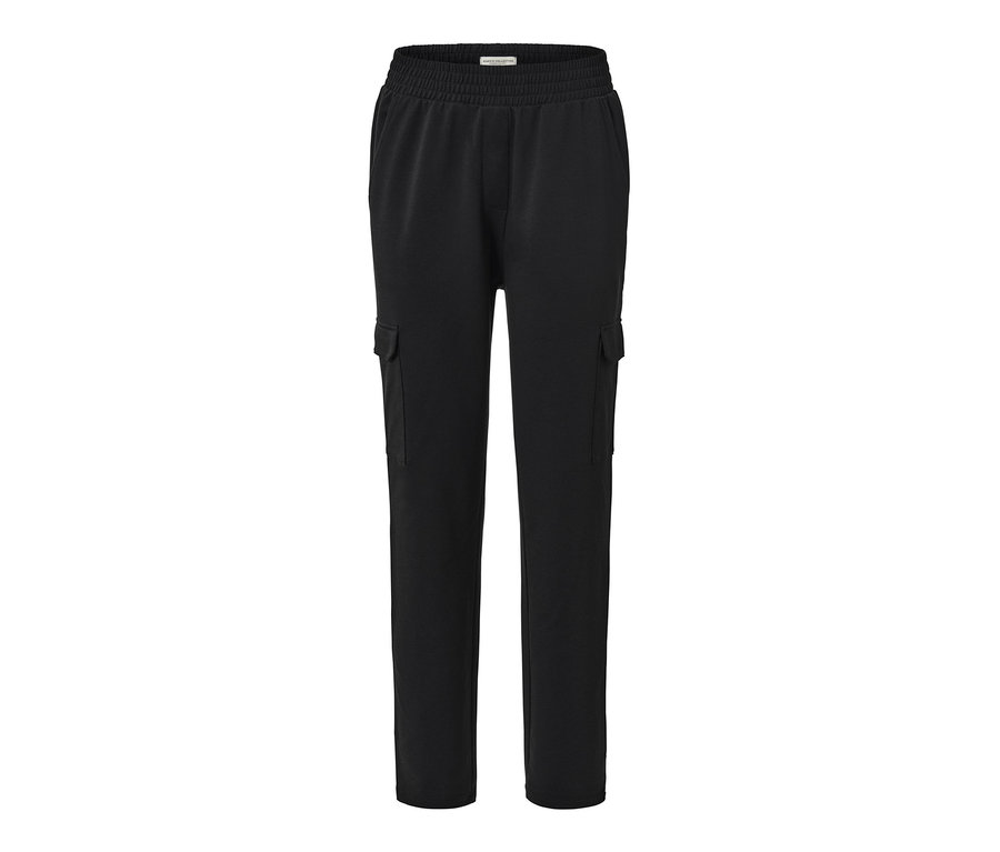 Pantalon de jogging noir avec poches cargo.