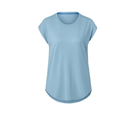 T-shirt de sport bleu clair.