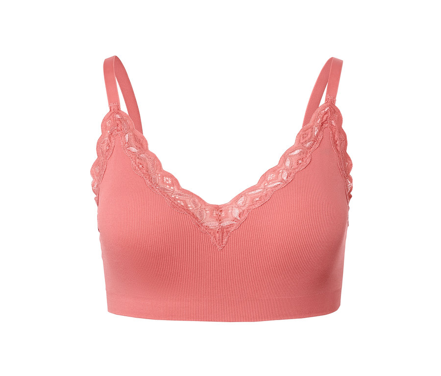 Détail d'une brassière sans coutures.