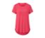 T-shirt long rose vif.