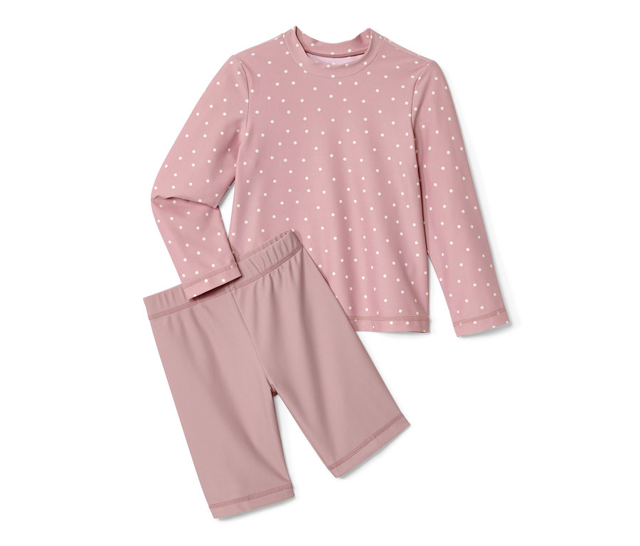 Ensemble pour enfant avec indice de protection UV 80, à pois.