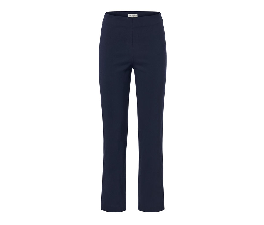 Pantalon stretch bleu marine.