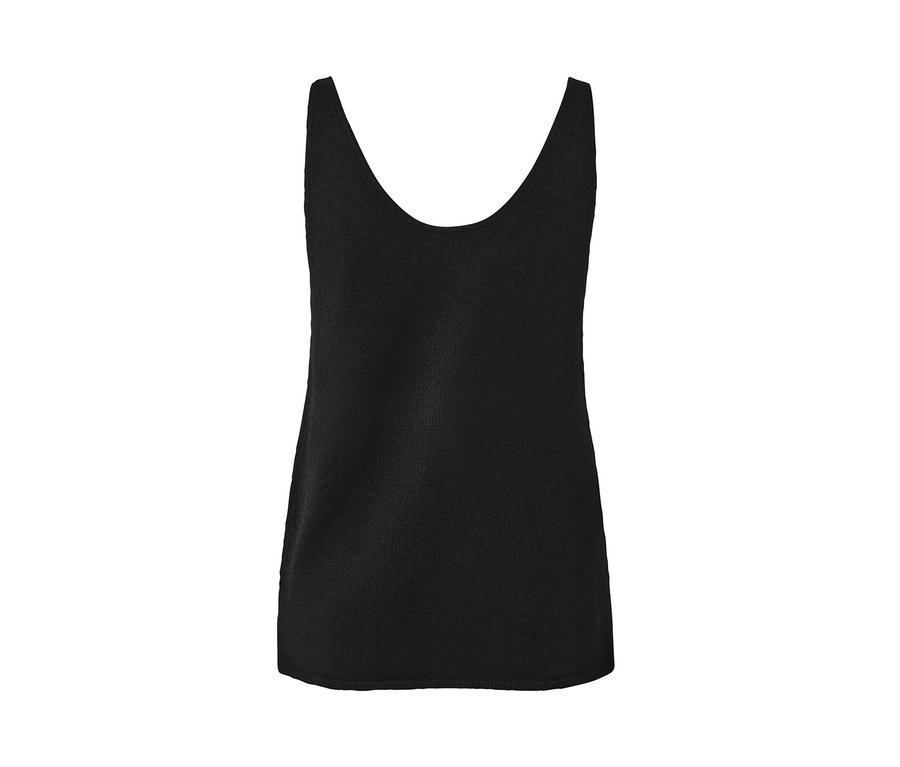 Haut en maille noir.