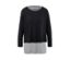 T-shirt de sport 2 en 1 noir.