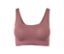 Bustier confortable « bonded », marron sur fond blanc.