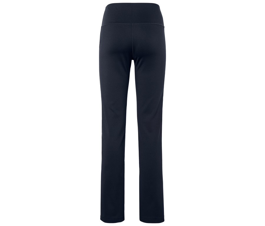 Legging de sport bleu marine à taille haute.
