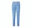 Pantalon en jersey imprimé bleu.