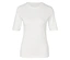 T-shirt blanc à manches courtes.