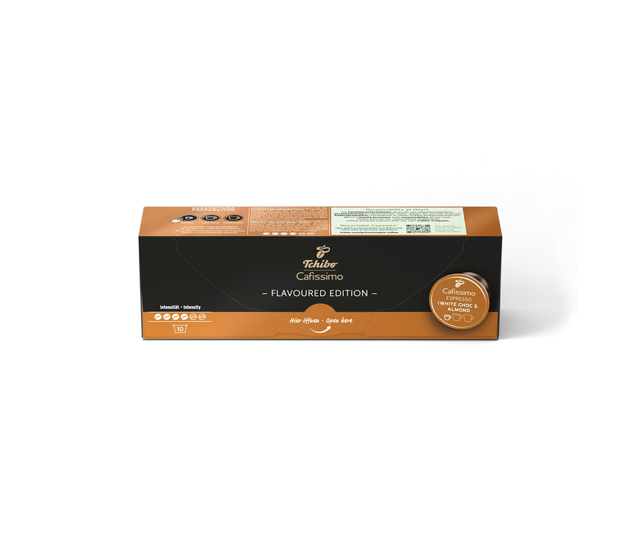 Paquet de capsules Cafissimo Flavoured Espresso - White Choc & Almond.
