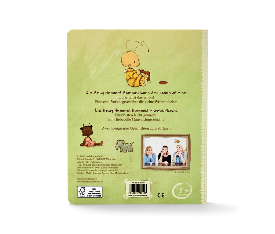 Illustration du livre « Baby Hummel Bommel – erste Geschichten » (en Allemand).