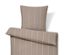 Parure de lit en flanelle de taille standard.