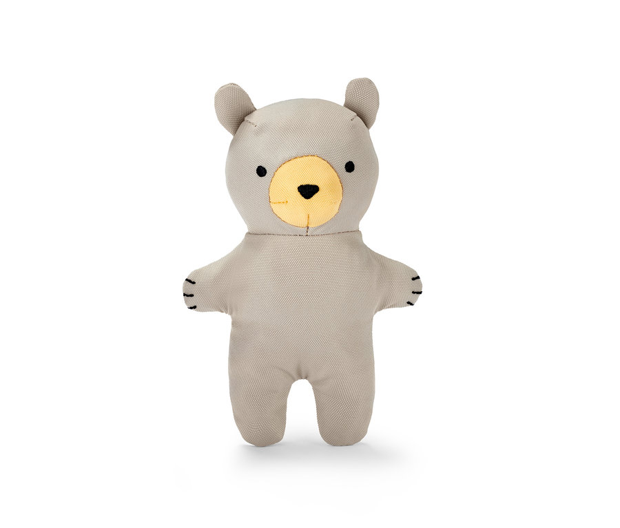 Animal en peluche pour chien en forme d'ours.