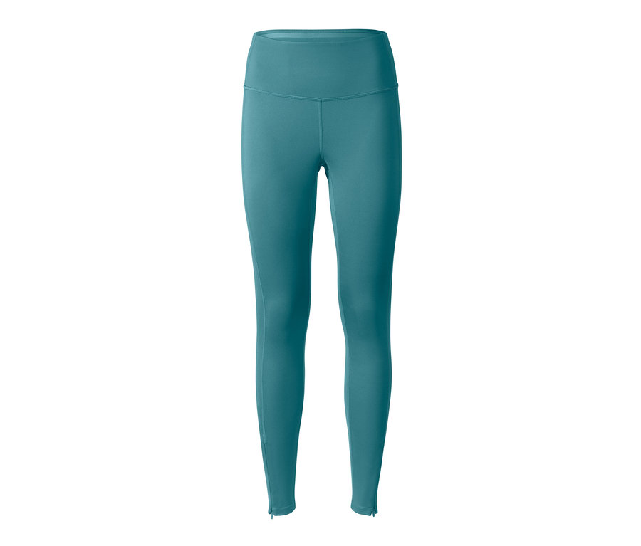 Legging de sport modelant vert.