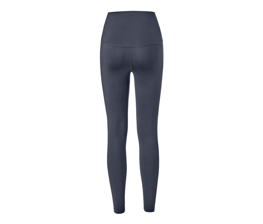 Legging de sport ultradoux bleu foncé.