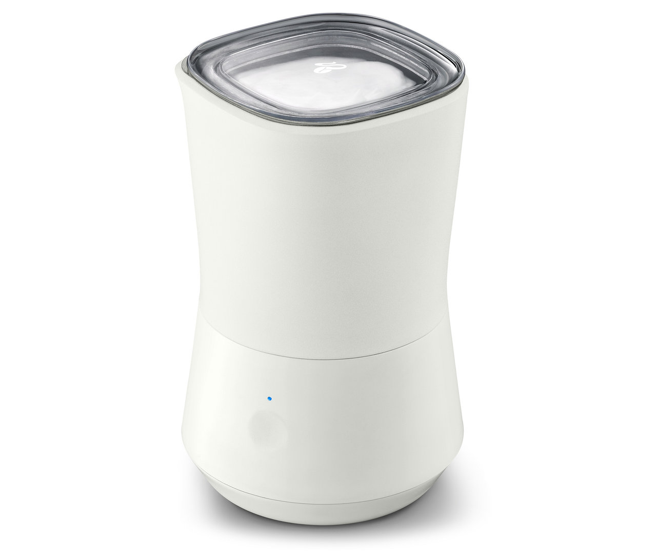 Un mousseur à lait électrique crème.