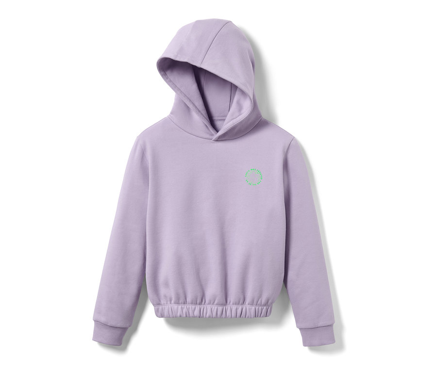 Sweat à capuche violet pour enfant.