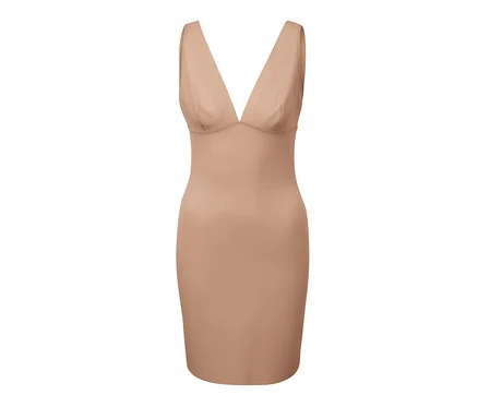 Sous-robe « Shaping », beige.