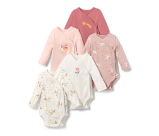 1 x vieux rose avec imprimé licorne, 1 x rose foncé avec imprimé intégral licorne, 1 x blanc avec imprimé floral, 1 x blanc avec imprimé intégral licorne, 1 x rose foncé avec imprimé étoilé