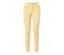 Jean Colored Denim « Fit Emma », jaune sur fond blanc.