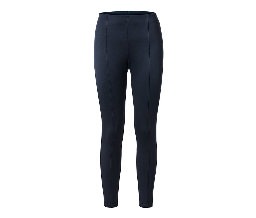 Legging thermique bleu.
