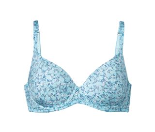 Turquoise avec imprimé floral intégral
