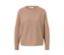 Pull en maille fine beige.