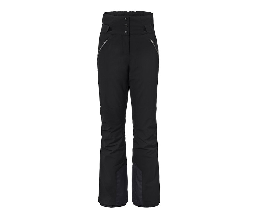 Pantalon de ski taille haute noir.