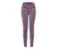 Legging de sport réversible rose et bleu marine.