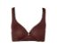 Soutien-gorge à armatures marron.