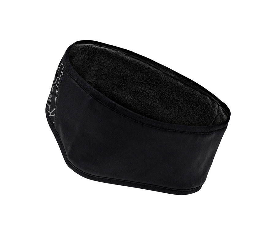 Bandeau de protection contre le vent noir.