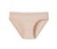 Un slip Rio invisible SCHIESSER beige avec du coton sur fond blanc.